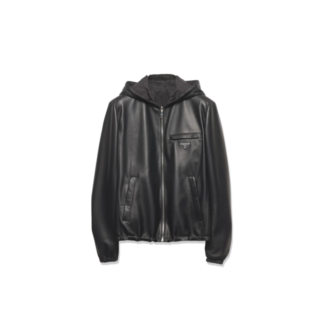 PRADA REVERSIBLE NAPPA LEATHER AND RE-NYLON JACKET UPW281